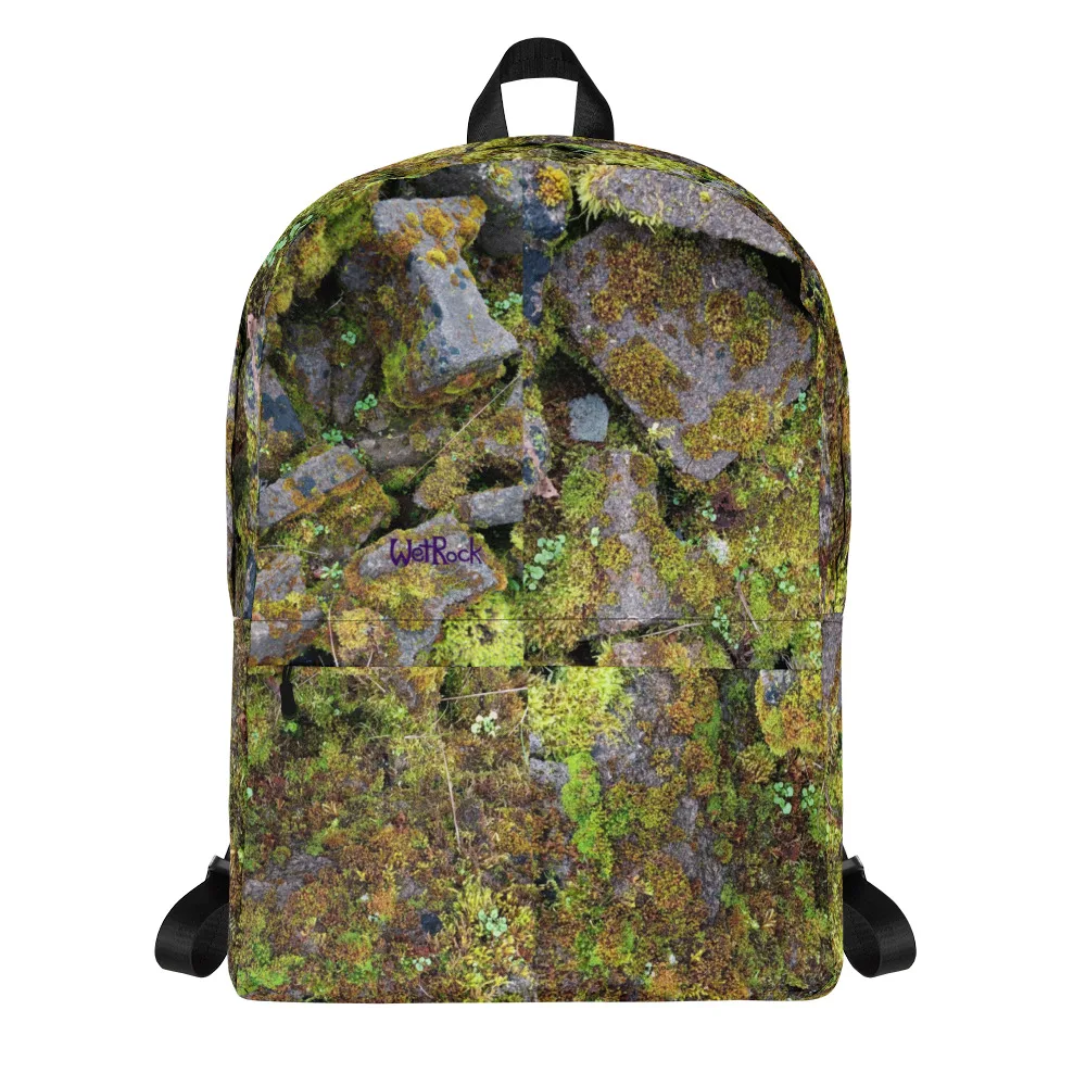 3D Mossy Blocks Backpack with pockets - Image 6