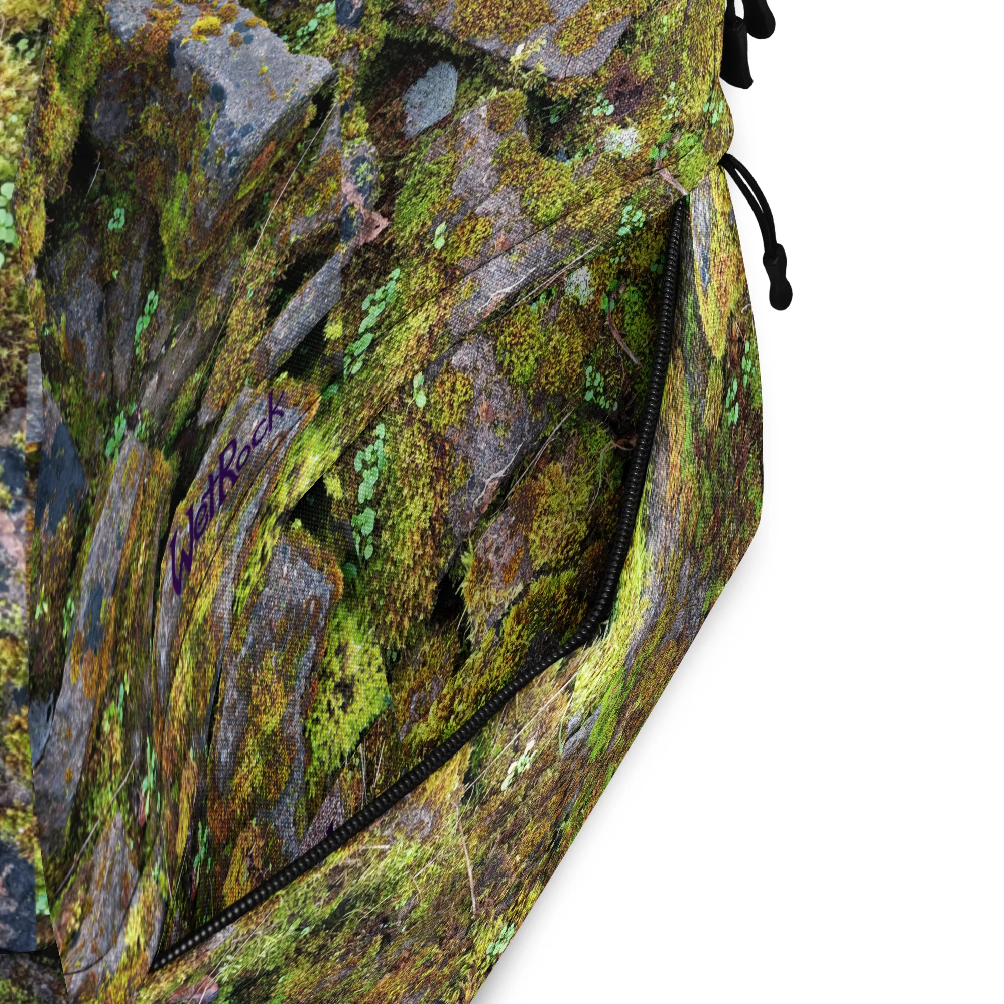 3D Mossy Blocks Backpack with pockets - Image 3