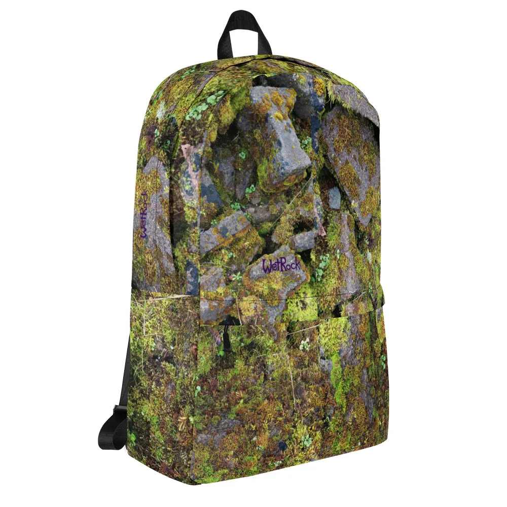 3D Mossy Blocks Backpack with pockets - Image 8