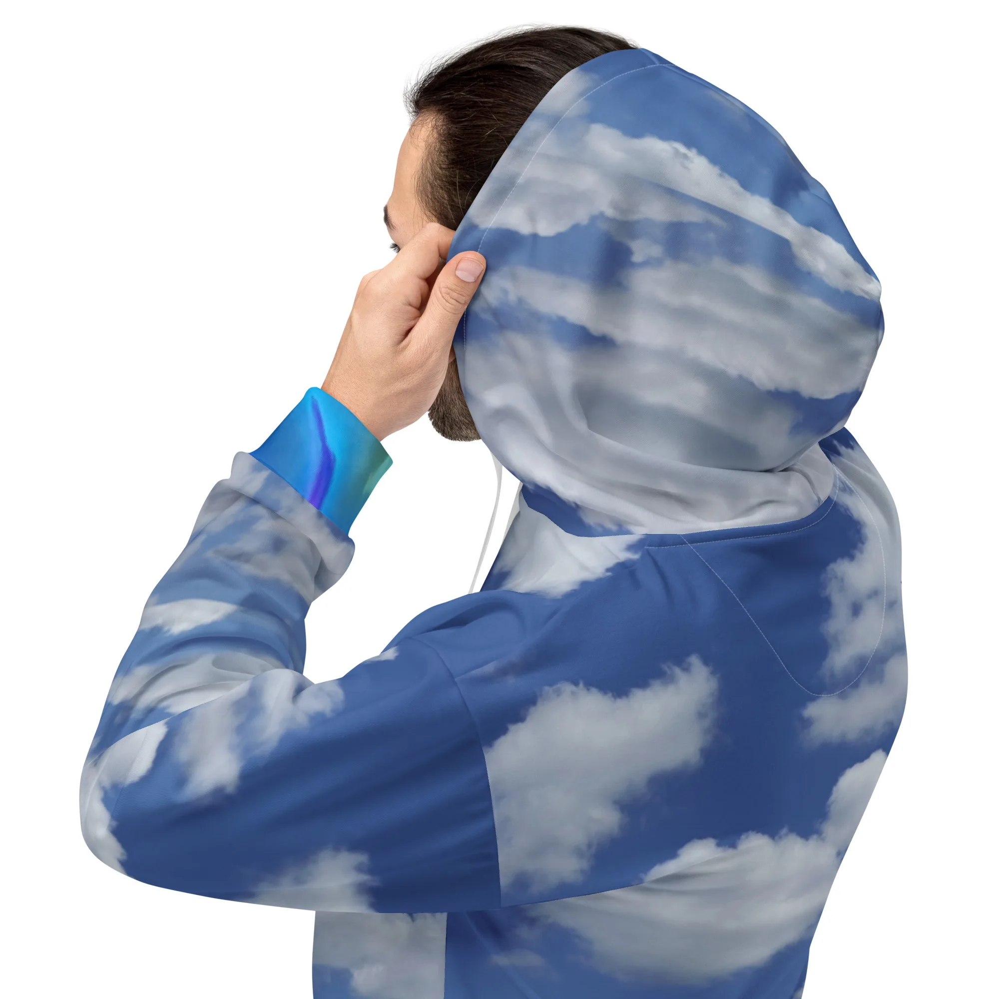 Blue Sky Recycled Unisex Hoodie - Image 7