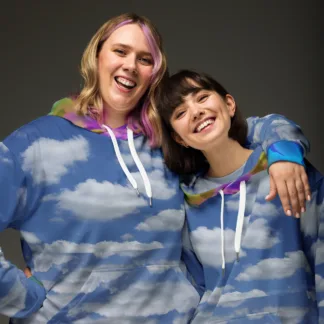 Blue Sky Recycled Unisex Hoodie