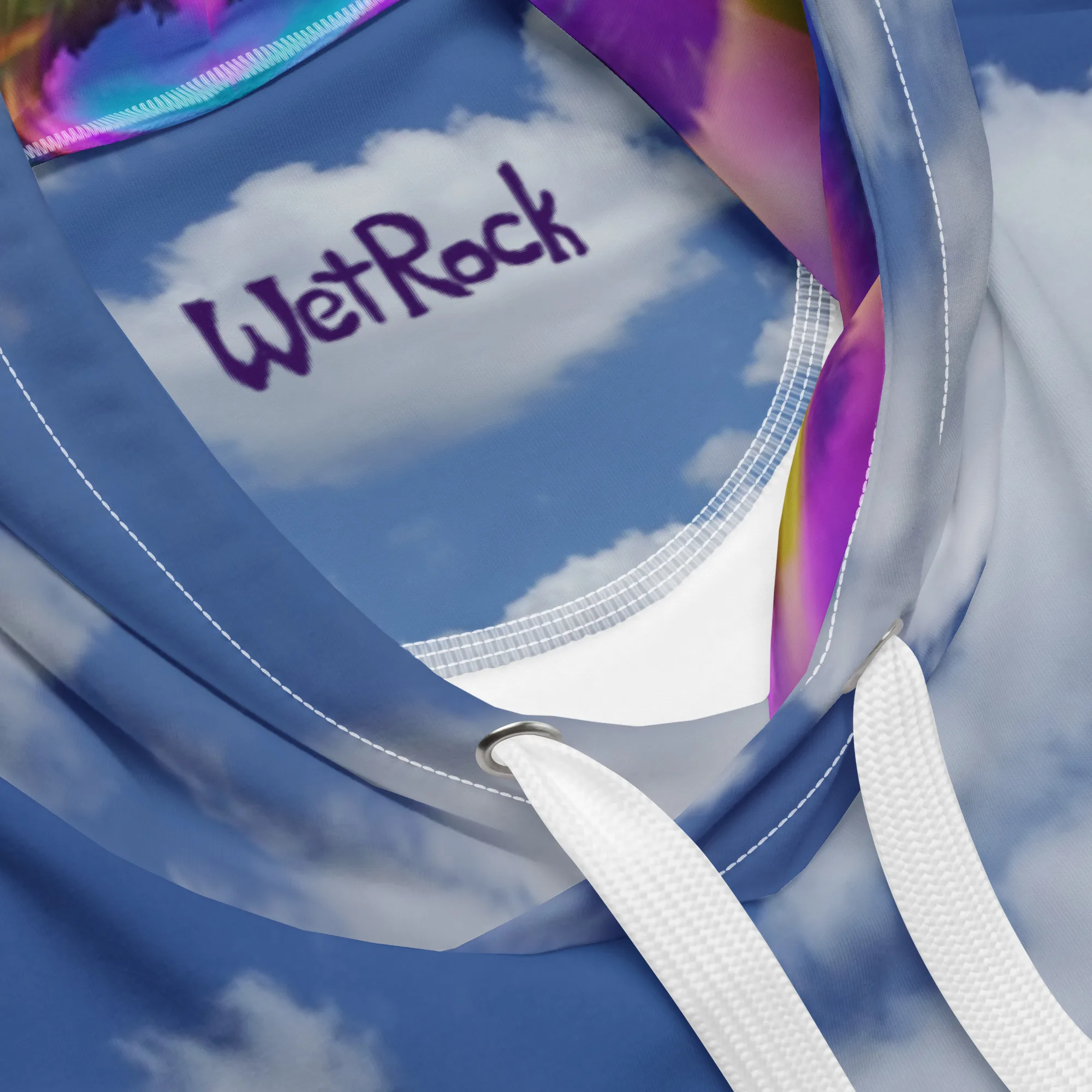 Blue Sky Recycled Unisex Hoodie - Image 3