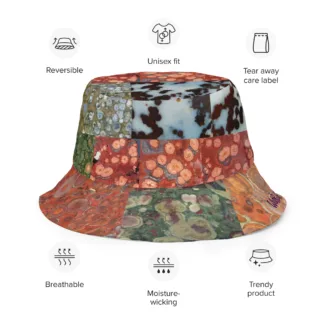 Wet Rock's Orby Rocks/Blue-Sky Reversible bucket hat