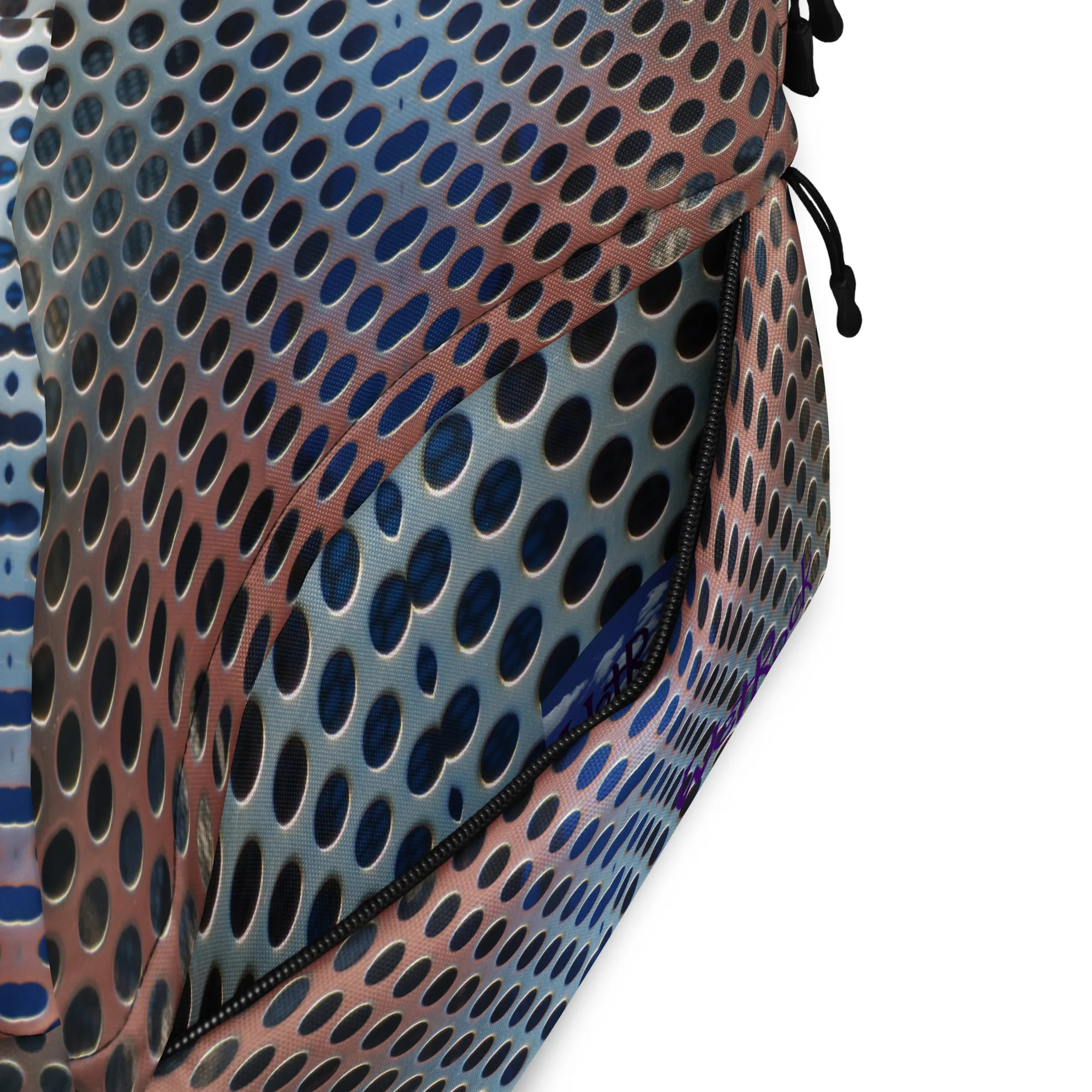 "Holey Steel" Multi-Pocket Backpack - Image 2