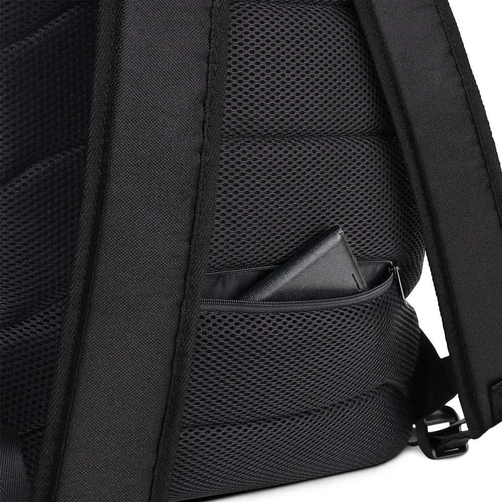 "Holey Steel" Multi-Pocket Backpack - Image 3