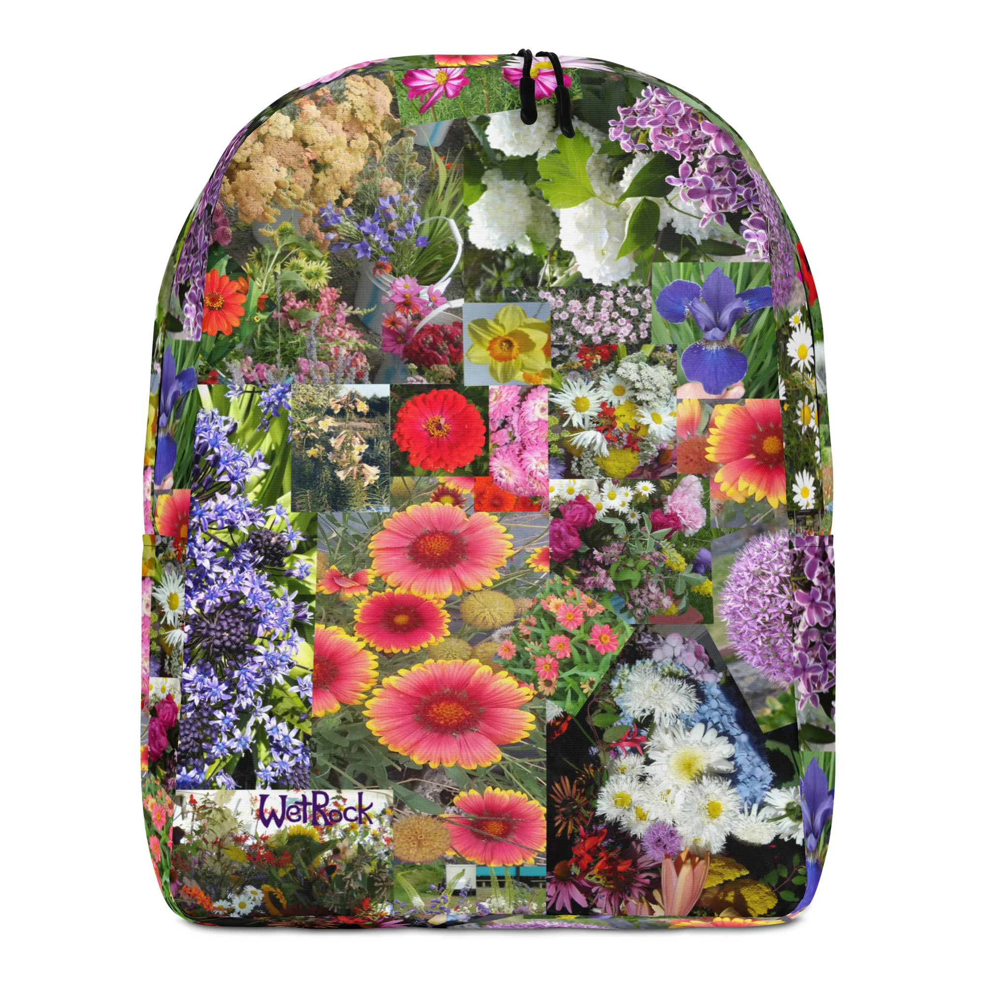 Larger simpler Mixed Flowers Backpack - Image 3