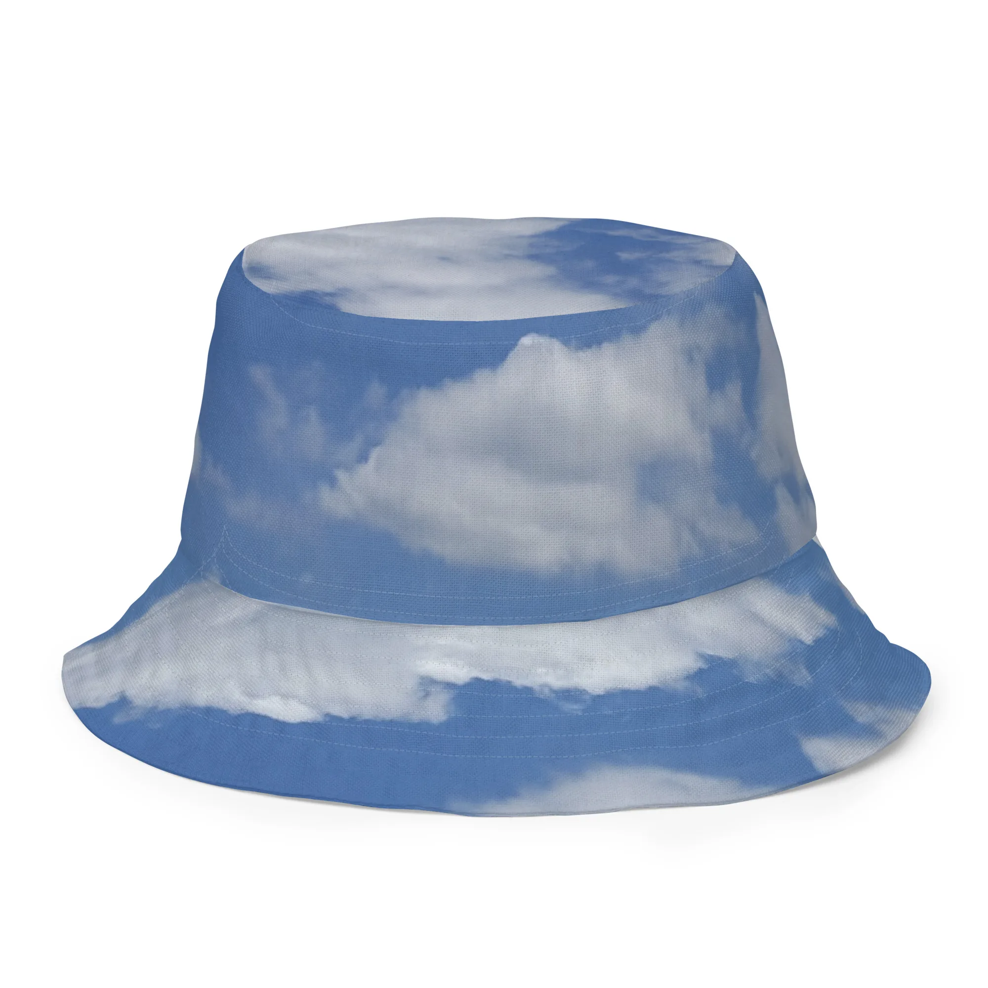 Mixed Flowers and Blue Sky Wet Rock Logo Reversible bucket hat - Image 10