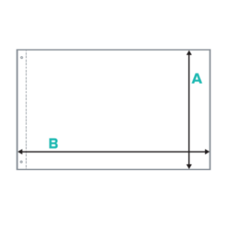 Approx 60 x 35 inch eeC Horizontal Flag