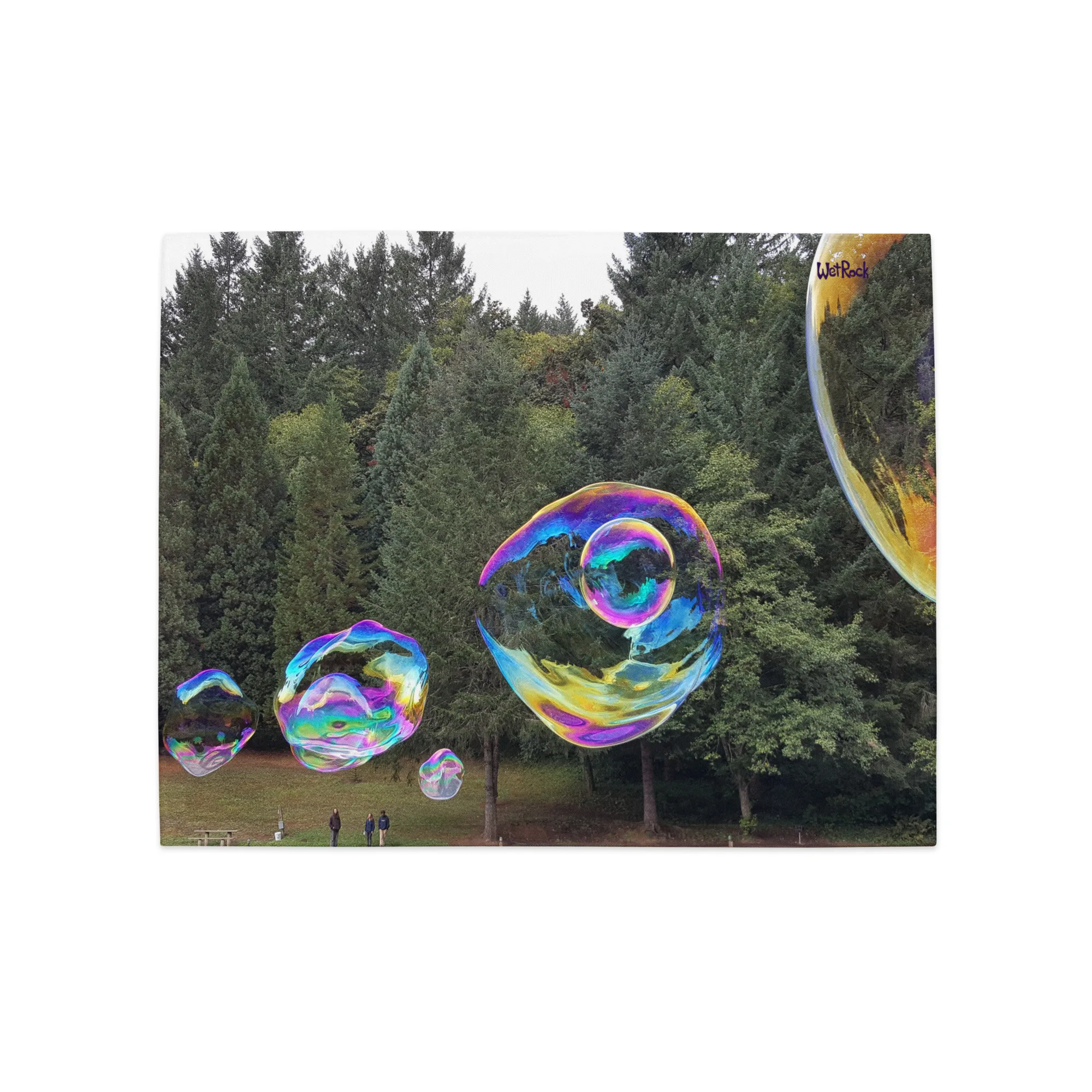 4-piece "Big Bubbles" Placemat Set or inexpensive wall art (4 different designs) - Image 5