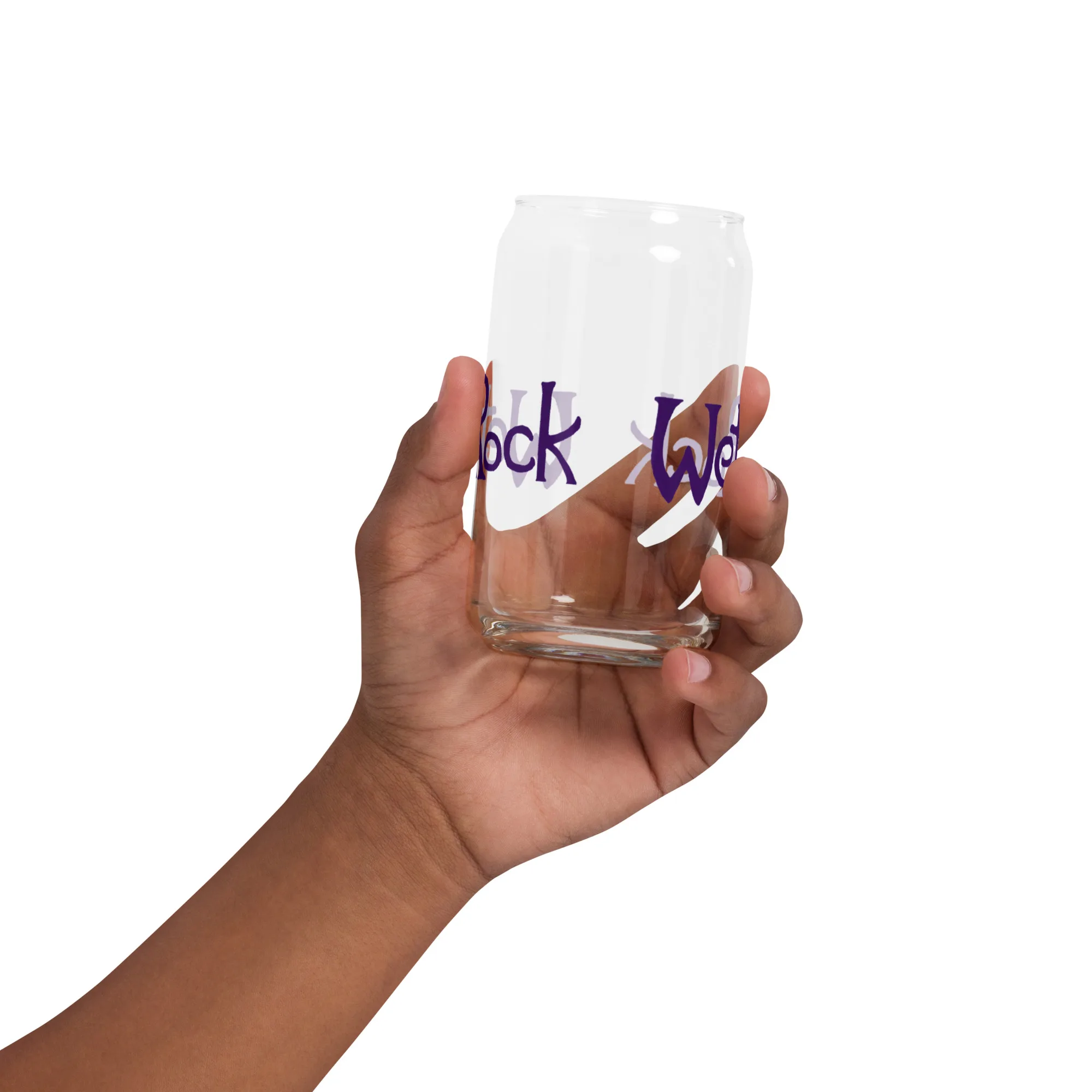 Purple Logo "Wet Rock" Can-shaped glass - Image 3