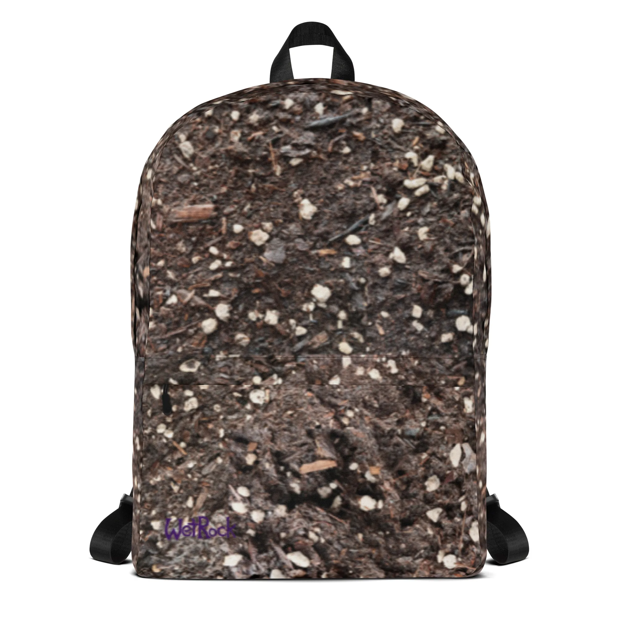 Multi-Pocket Backpack with "Potting Soil" print, Satchel, School Book Bag, aka "Dirt Bag" - Image 5