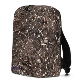 Larger Backpack with “Potting Soil” print, Satchel, School/Book Bag, aka “Dirt Bag”