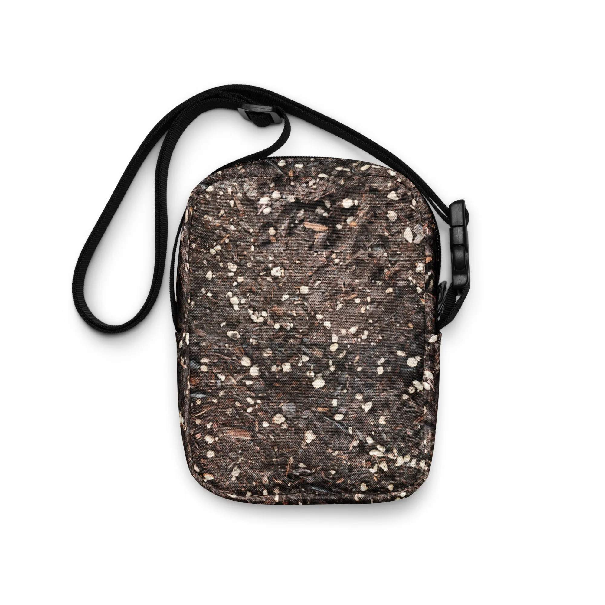 Potting Soil Print Utility crossbody bag, Satchel, "Dirt Bag" LOL - Image 7