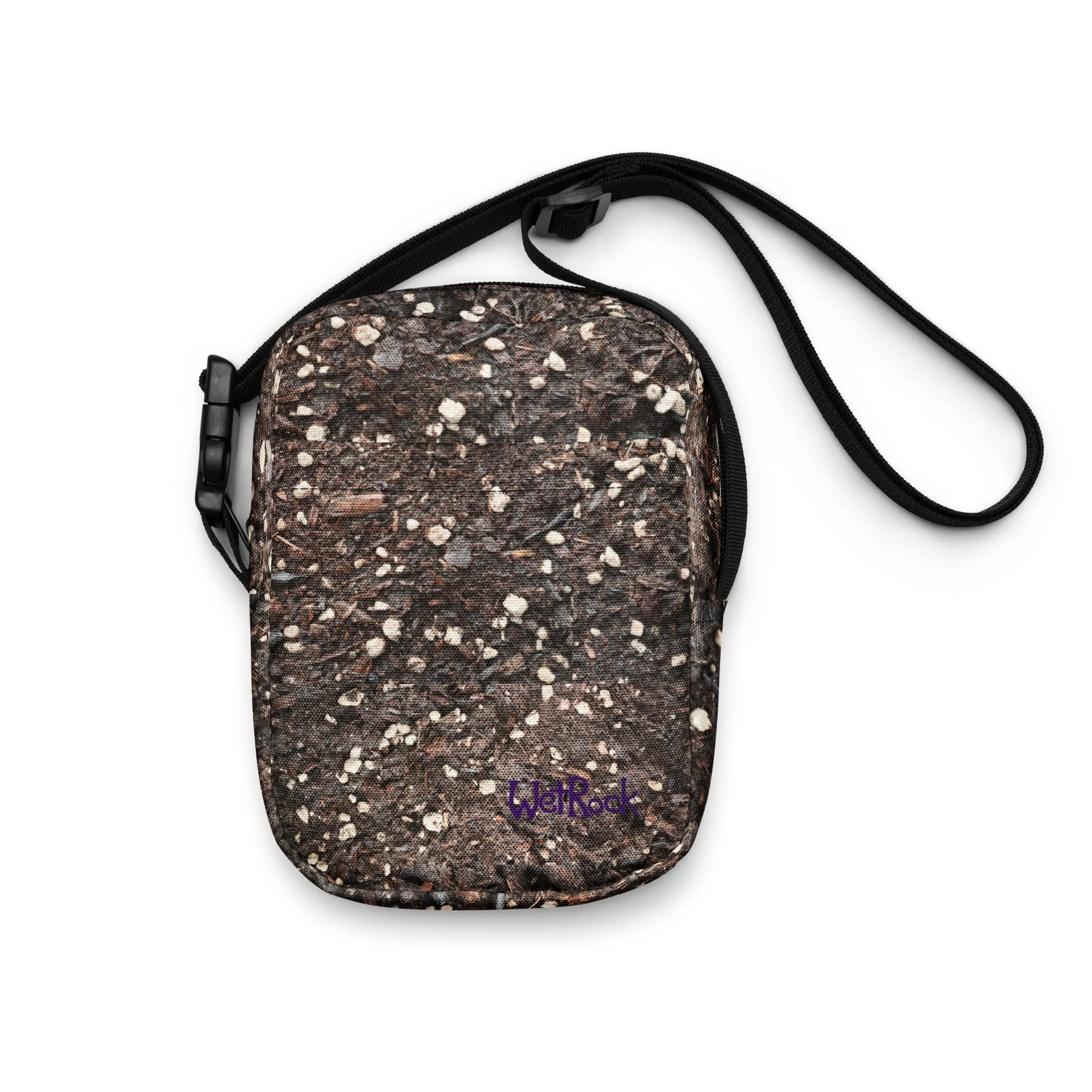 Potting Soil Print Utility crossbody bag, Satchel, "Dirt Bag" LOL - Image 8