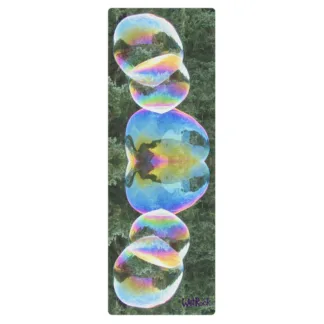 Triple Double Big Bubbles Yoga Exercise Meditation mat