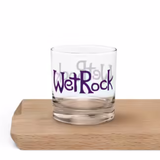 Wet Rock's on the Rocks glass