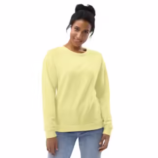 Pale Yellow Unisex Sweatshirt