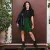 Dark and Rich Green Skater Skirt WR-Logo possible Bubble-Bucket Cover - Image 5