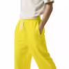 Yellow Wide-leg joggers - Image 2