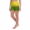 Green and Yellow Yoga Shorts - Image 5