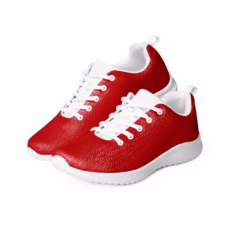 Red/White Men’s athletic shoes Holiday or Team Colors?