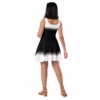 New in our “Dark Santa” collection: Black and White Skater Dress - Image 5