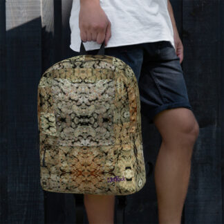 NW Nugz “Green Buds” Photo-Mosaics Backpack Dried Flower Art