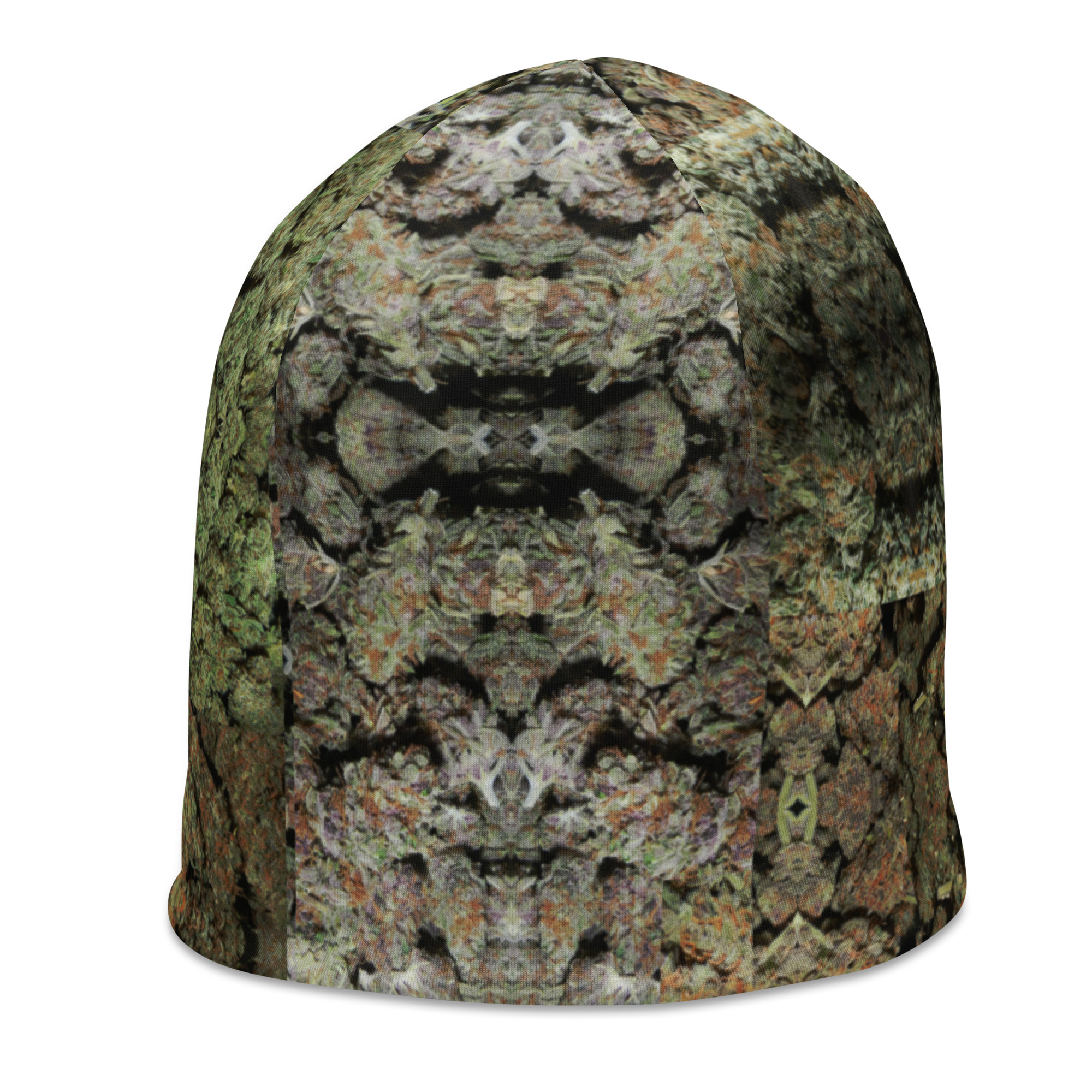 5-panel NW Nugz “Green Buds” Beanie, fuzzy hat, cap, cozy head cover - Image 4