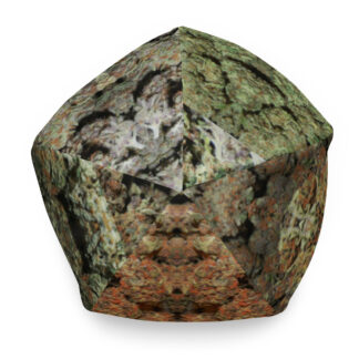 5-panel NW Nugz “Green Buds” Beanie, fuzzy hat, cap, cozy head cover