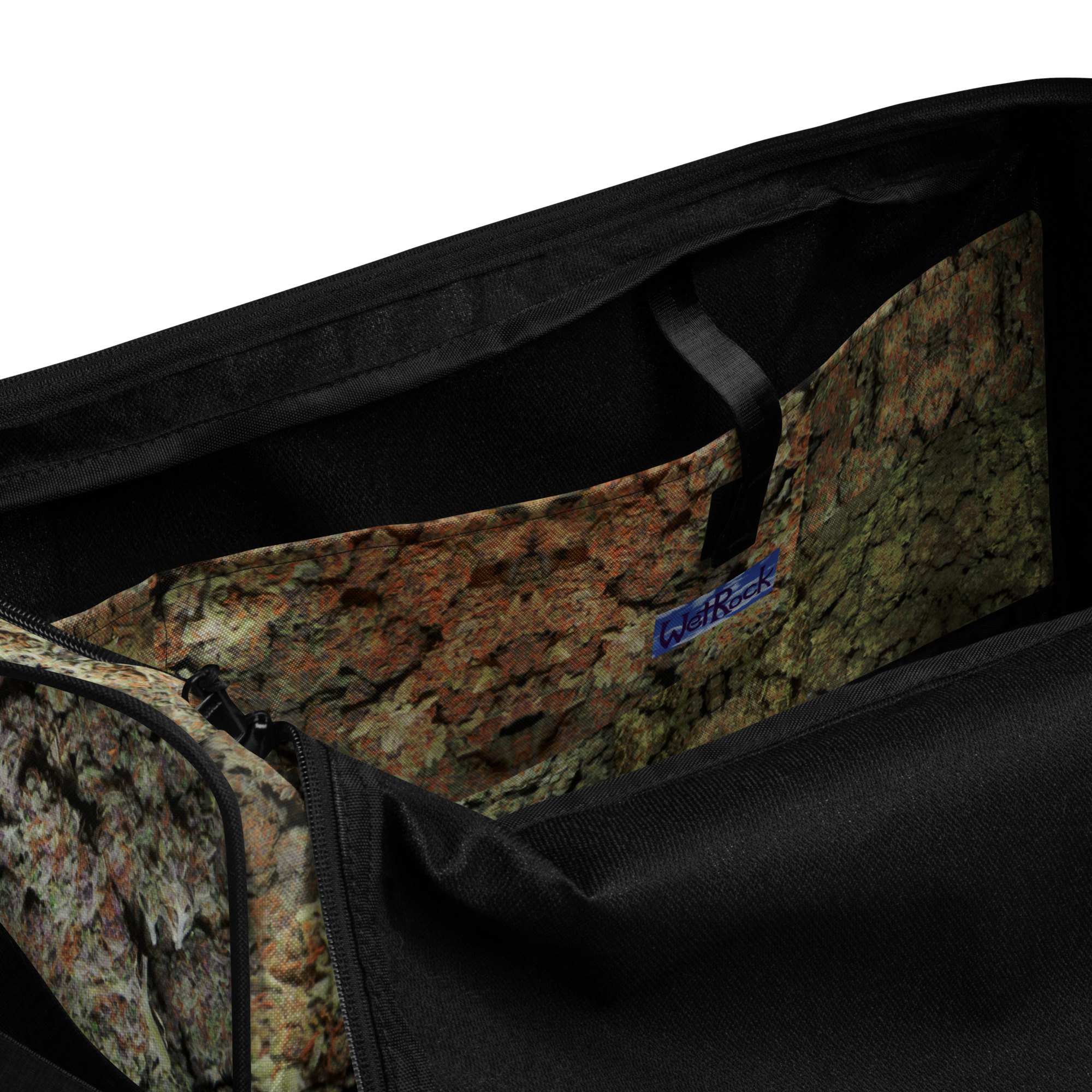 NW Nugz “Green Buds” and “Bud Face” Duffle bag. Photo-Mosaic Dried Flower Art - Image 5