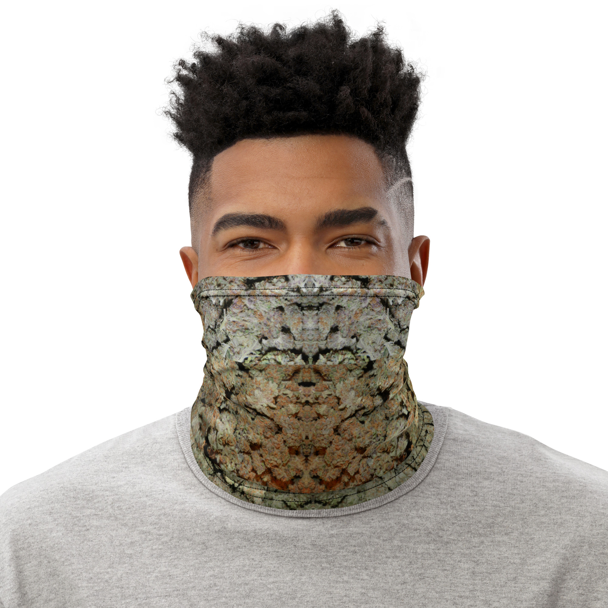 NW Nugz “Bud Face” art Mask, Head Band, Neck Gaiter, Face Shield