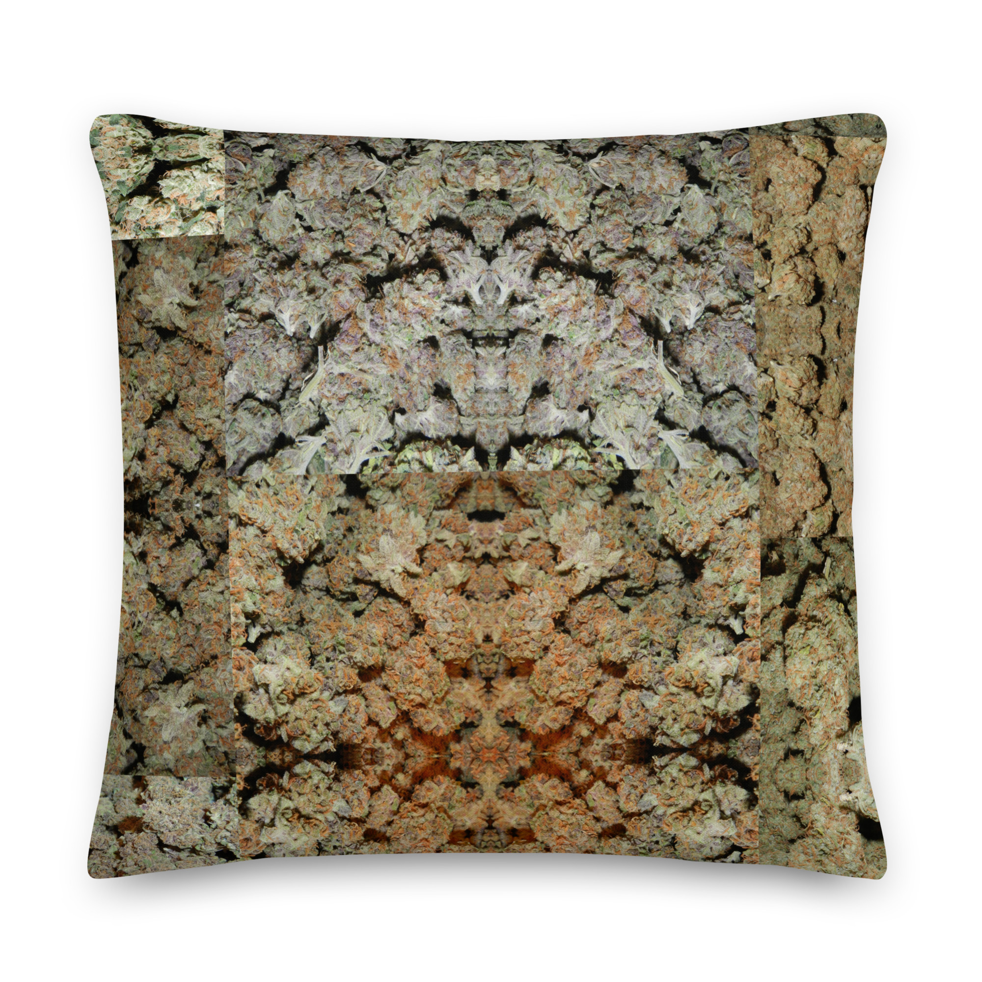 NW Nugz “Purple Buds” and “Bud Face” Premium Pillow. 3 size options, covered in Dried-Flower Art - Image 6