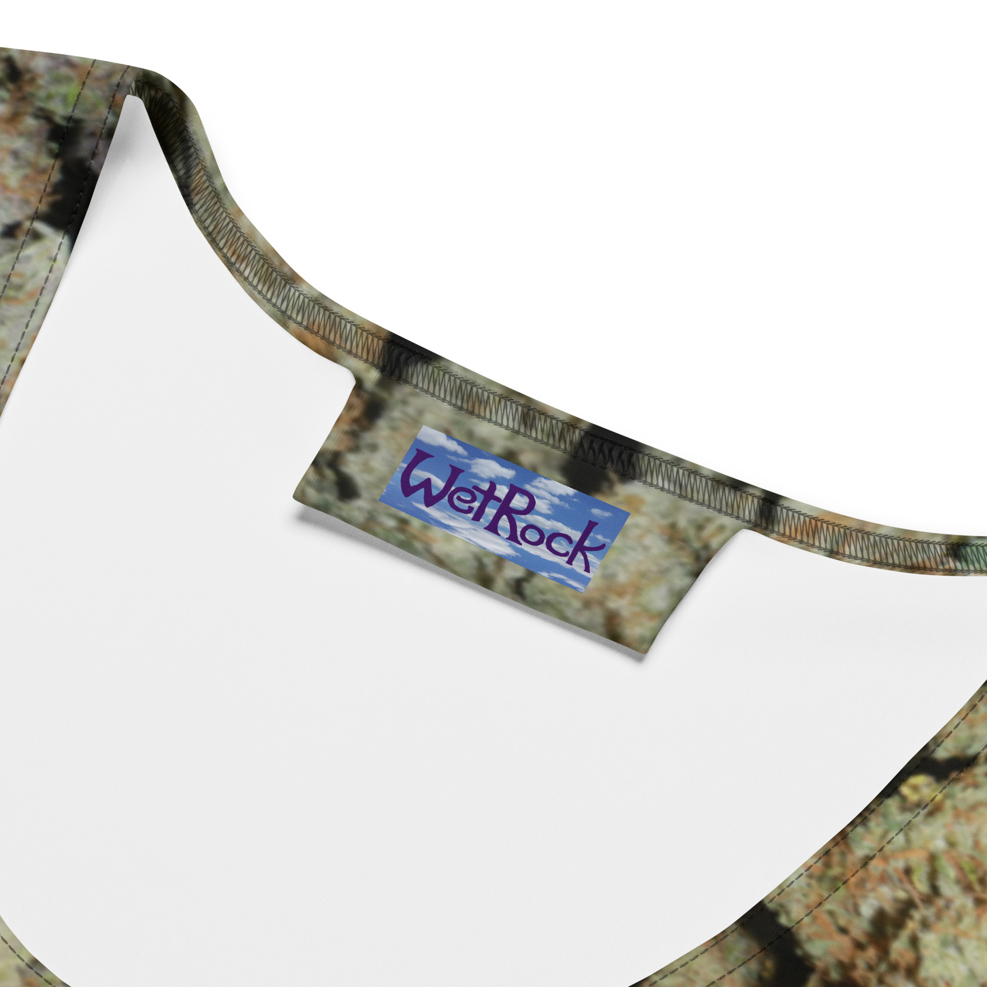 NW Nugz “Green Buds” Women's Tank Top. XS – XL Mirror-Image Photo-Mosaic Dried-Flower Art - Image 2
