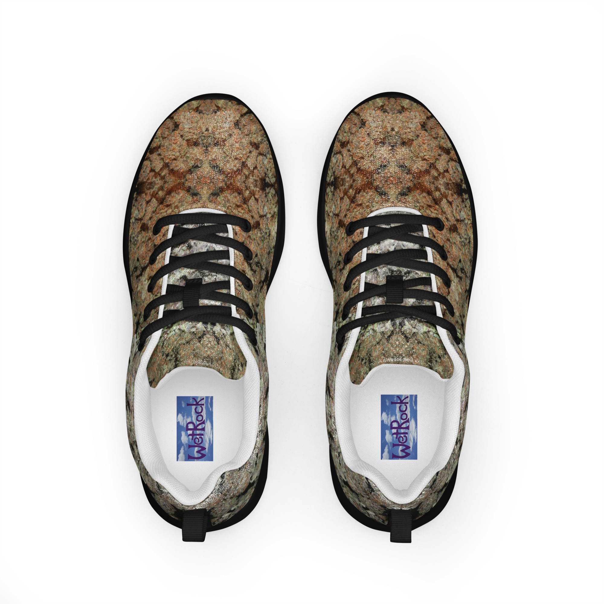 NW Nugz “Green Buds” design #1W Photo-Mosaic Women’s athletic shoes - Image 2