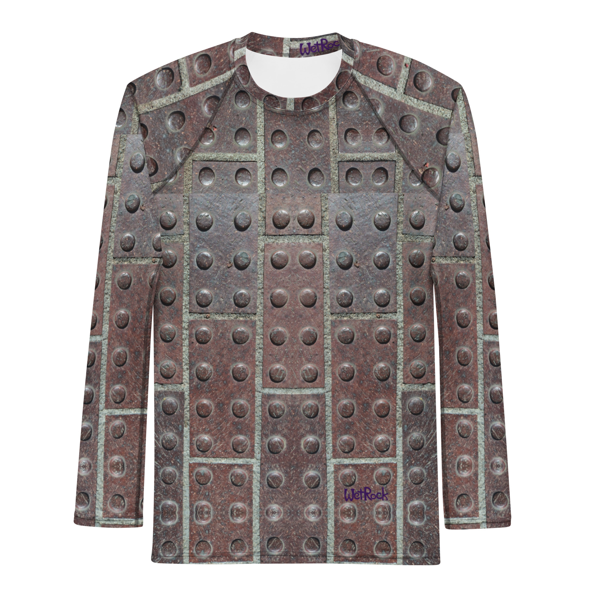 Red-Stone Armored Long-Sleeve Men's Rash Guard - Image 4