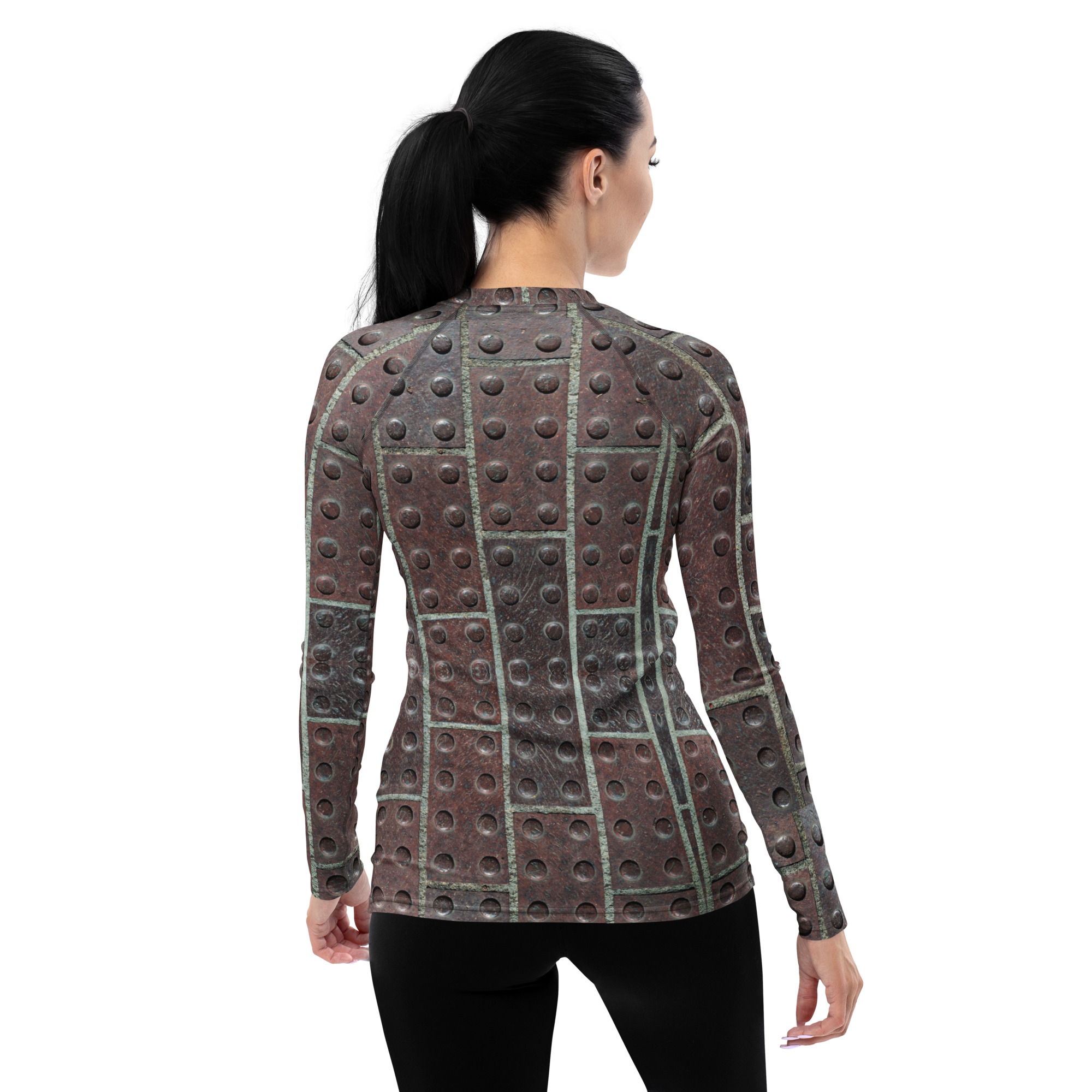 Red-Stone Armored Women's Long-Sleeve Rash Guard - Image 2