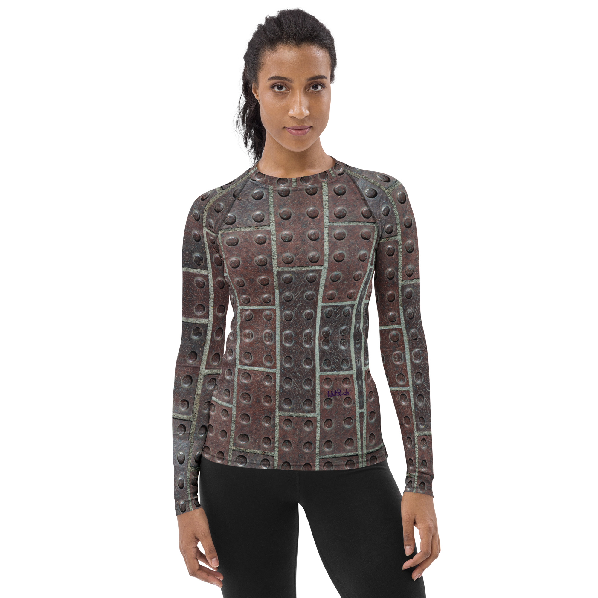 Red-Stone Armored Women's Long-Sleeve Rash Guard - Image 3