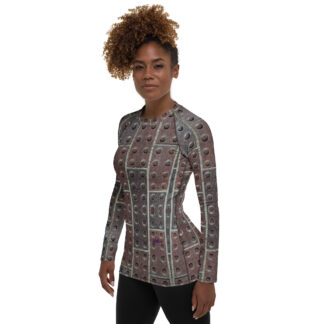Red-Stone Armored Women's Long-Sleeve Rash Guard