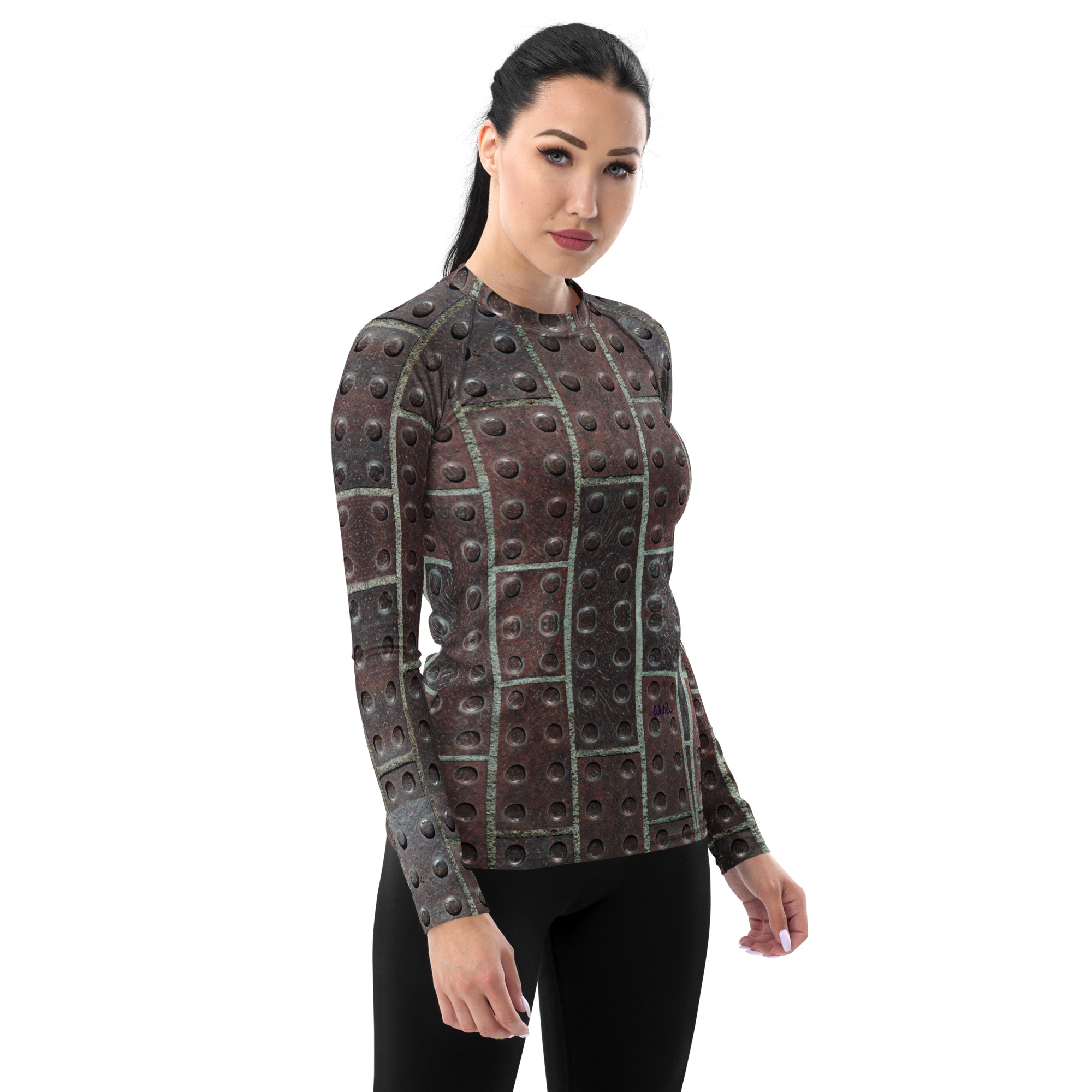 Red-Stone Armored Women's Long-Sleeve Rash Guard - Image 4